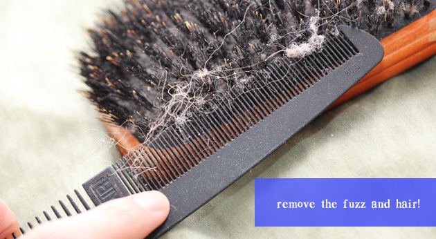 how to clean your hair brush