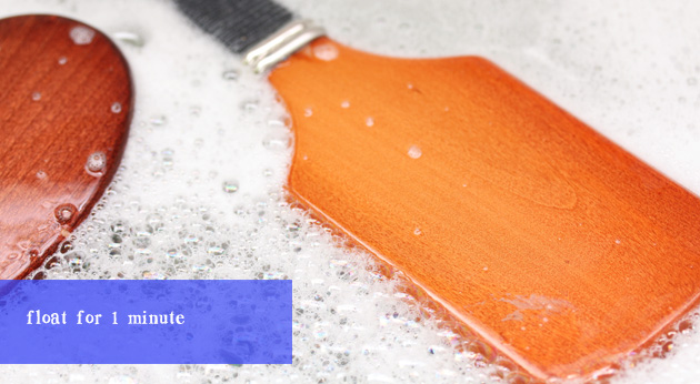 how to wash your hair brush at home