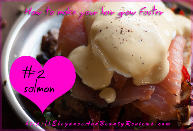 foods that make hair grow faster #2 Salmon