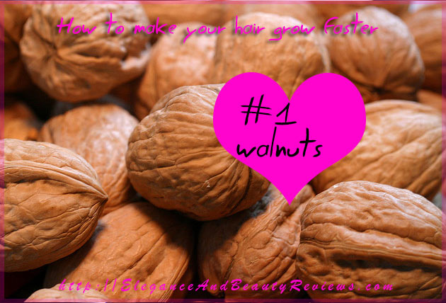 foods that make hair grow faster #1 Walnuts