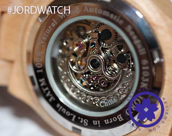 JORD watch review JORD back movement time piece