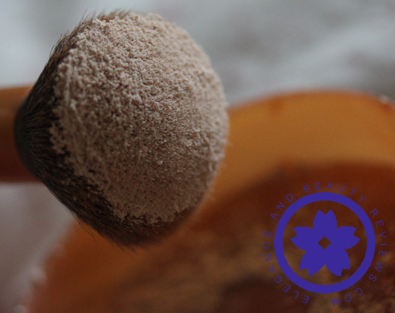 coty airspun translucent powder on my brush