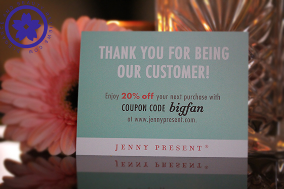 jenny present coupon code
