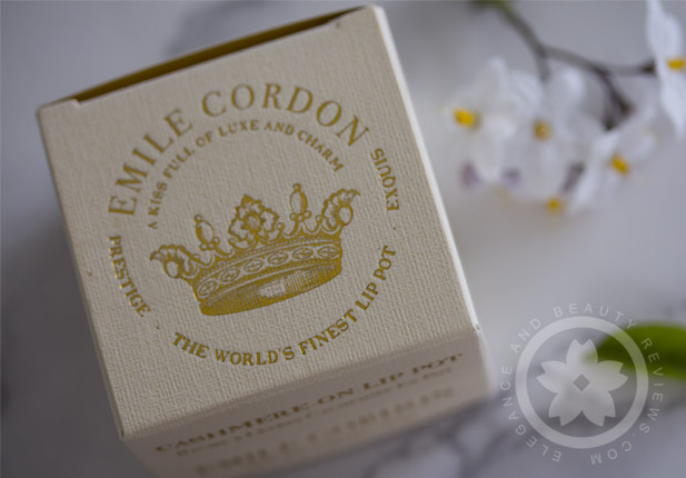 Emile Cordon Cashmere-On Lip Pot Review unboxing