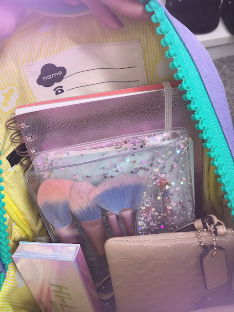 inside my backpack