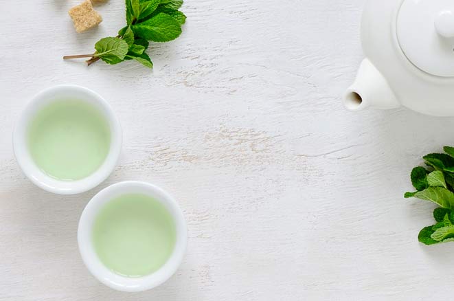 green tea for younger skin
